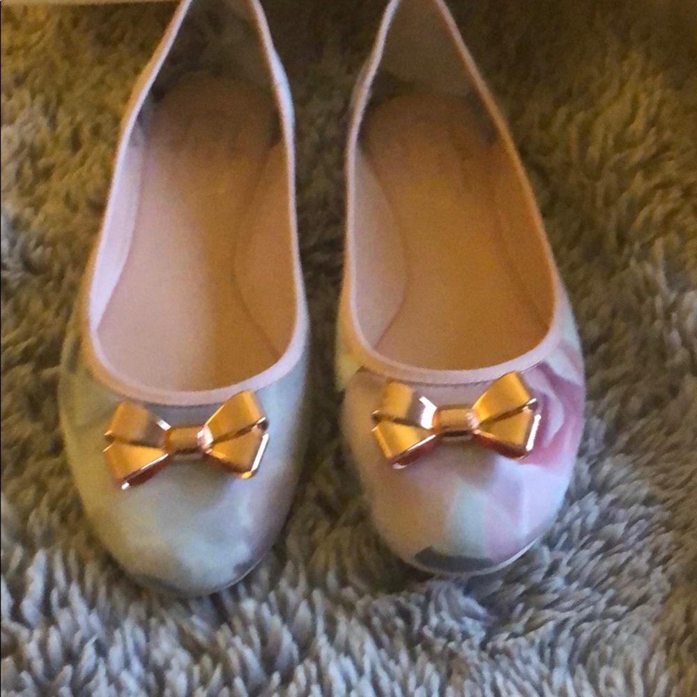 Floral ballerina flats- Ted Baker with box - size 7